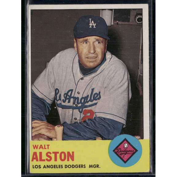 1963 Topps WALT ALSTON #154