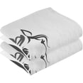 thumbnail image 2 of Dreamtimes Face Hand Towel Set Silhouette of A Running Horse Cotton Washcloths, Quick-Dry Highly Absorbent Bath Towel- Pack of 2, 2 of 7