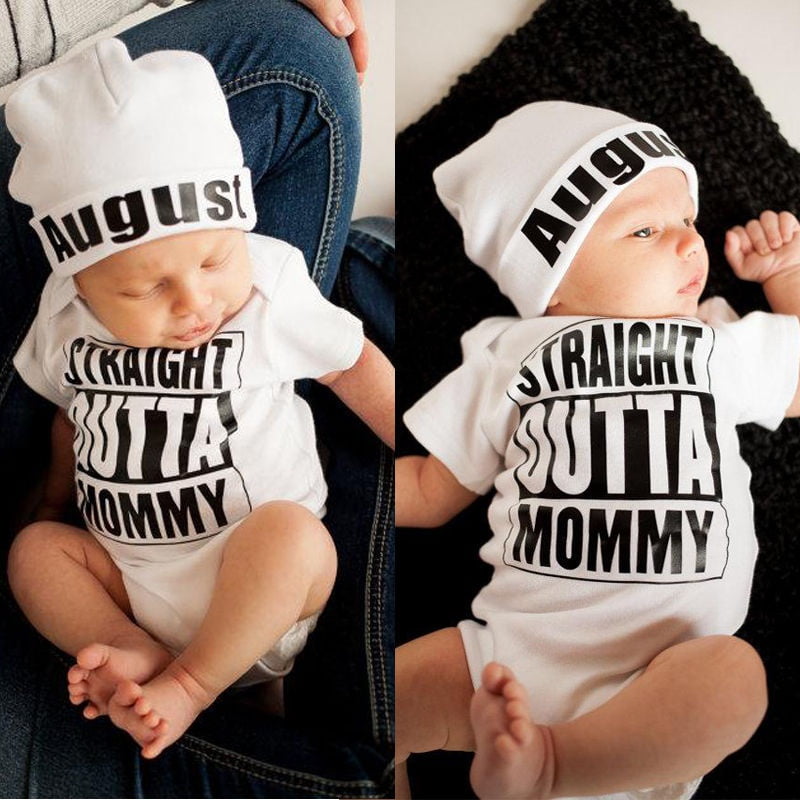 Newborn Baby Girl Boy Bodysuit Cotton Romper Infant Jumpsuit Fall Clothes Outfit 