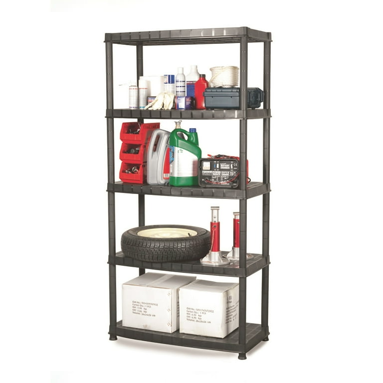 Gladiator 5Tier Steel Garage Storage Shelving Unit With EZ
