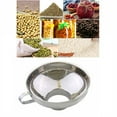 thumbnail image 3 of 4 Pcs Set Funnel for Wide and Regular Jars Useful Stainless Steel Wide Mouth Canning Funnel Large Mouth Funnels, 3 of 8