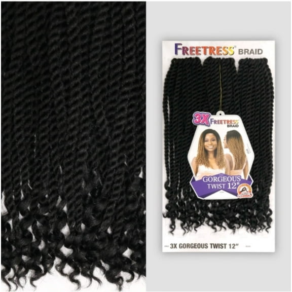 Freetress Synthetic Braids - 3X Gorgeous Twist 12"
