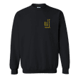 thumbnail image 2 of Michigan Football Team Color American Flag Mens Crewneck Pullover Sweatshirt-Black-4xl, 2 of 4