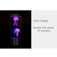 thumbnail image 3 of Wovilon Home Decor for Living Room Medium Simulation Cylindrical Led Jellyfish Lamp Usb Plug-In Colorful Color Changing Jellyfish Atmosphere Lamp, 3 of 7