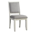 thumbnail image 4 of Steve Silver Canova Weathered White Wood Parsons Chair, 4 of 7