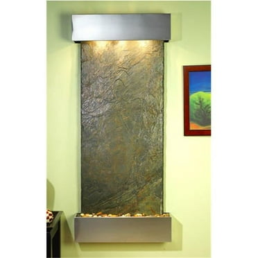 Adagio IFS2002 Inspiration Falls - Green Natural Slate Wall Fountain