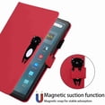 thumbnail image 5 of Decase for Amazon Fire Max 11 (13th Generation, 2023 Release) Slim Tablet Shell,Cute Patter Tri-Fold Stand Full Body Protection Cover Case with Anti-Slip Strips for Amazon Fire Max 11,Red, 5 of 7