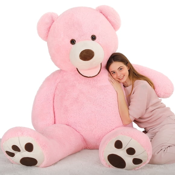 MorisMos 6 Feet Big Plush Giant Teddy Bear Premium Soft Stuffed Animals Pink