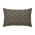thumbnail image 3 of VHC Brands Custom House Black Tan Jacquard Amazing Grace Pillow 14x22, 3 of 3