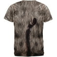 thumbnail image 2 of Halloween Grey Cat Costume All Over Adult T-Shirt - Large, 2 of 2