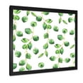 thumbnail image 2 of Designart 'Tropical Green Leaves Patern On White' Tropical Framed Art Print, 2 of 4