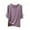 Purple, variant on Uaswgudfs Women's Soft Cotton Crew Neck Ruffle Pajama Top | Loose-Fit Sleepwear, Short Sleeve Nightshirt Comfortable Basic Loungewear