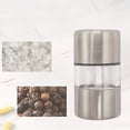 thumbnail image 4 of YoeXGDS 1PC Mini Pepper Grinder Shakers for Travel, Stainless Steel Grinder with Glass Body, Refillable Seasonings Grinder for Kitchen Cooking 2inch, 4 of 8