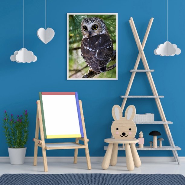 Cuadros Decorativos Kit de pintura de diamante 5D DIY Animal Full Round Drill mosaico decoración del hogar regalo Ndcxsfigh Nuevos Originales
