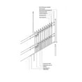 thumbnail image 2 of ALEKO DIY Steel Garden Ornamental 5.5 x 5 feet Fence London Style Black, 2 of 5