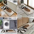 thumbnail image 6 of Black Boho Geometric and Plant Pattern Kitchen Rug Mat,Kitchen Runner Rugs Non Skid Washable,Decorative Kitchen Floor Mats for Kitchen,Sink,Laundry,17"x47.2", 6 of 7