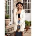 thumbnail image 2 of Osfvolr Women'S Button Down Cardigan Sweaters Oversized Lapel Chunky Warm Loose Soft Knit Outwear  XL, 2 of 5
