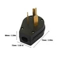 thumbnail image 2 of Mall Size Pa66 Plastic Generator Power Plug 10-30 30A 125/250V Dryer Rv, 2 of 6
