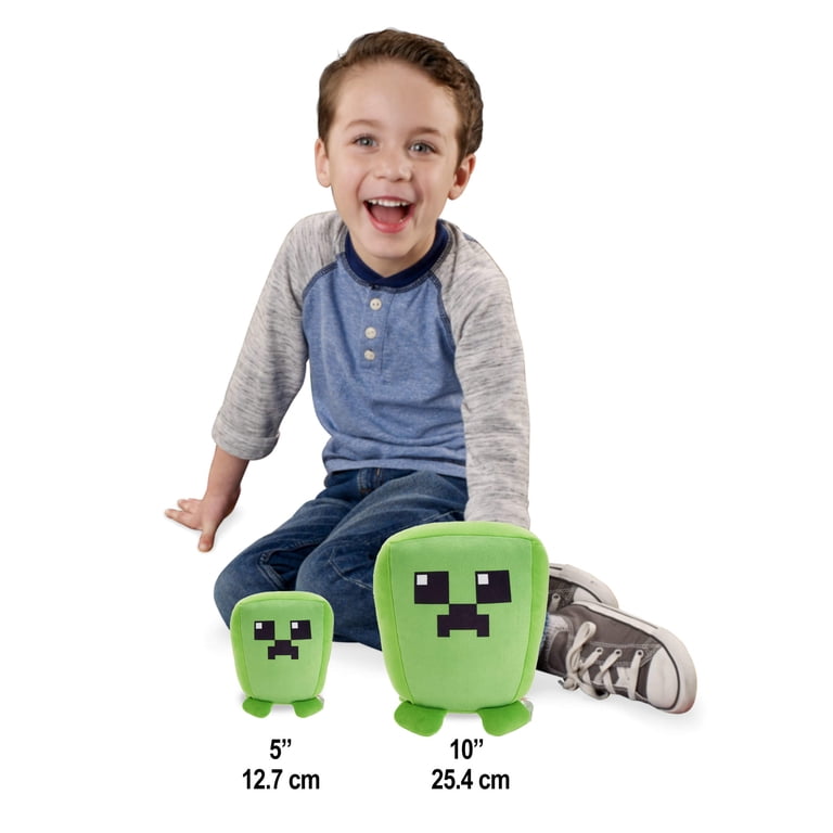 Minecraft Cuutopia Creeper Plush Toy, 10-inch Collectible Soft