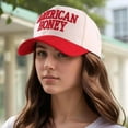 thumbnail image 2 of Trendy American Honey Embroidery Trucker Hat - Stylish Summer Baseball Cap for Women, Ideal for Outdoor Adventures, Casual Outings, and Everyday Fashion, 2 of 5