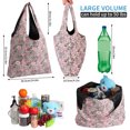 thumbnail image 2 of Duryarhall Reusable Grocery Bags with Storage Pouch Reusable Bulk Shopping Bags Grocery Tote Bags for Beach, Shopping, Travel, 2 of 7