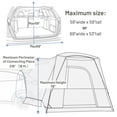 thumbnail image 5 of TIMBER RIDGE 5 Person SUV Tent Weather Resistant Portable for Car SUV Van Camping, Includes Rainfly and Storage Bag, khaki, 5 of 9