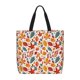 thumbnail image 1 of Disketp Colorful Maple Leaves Bolsa Tote de Lona para Mujer, Bolso de Hombro y Cruzado con Cierre de Cremallera, 1 of 7