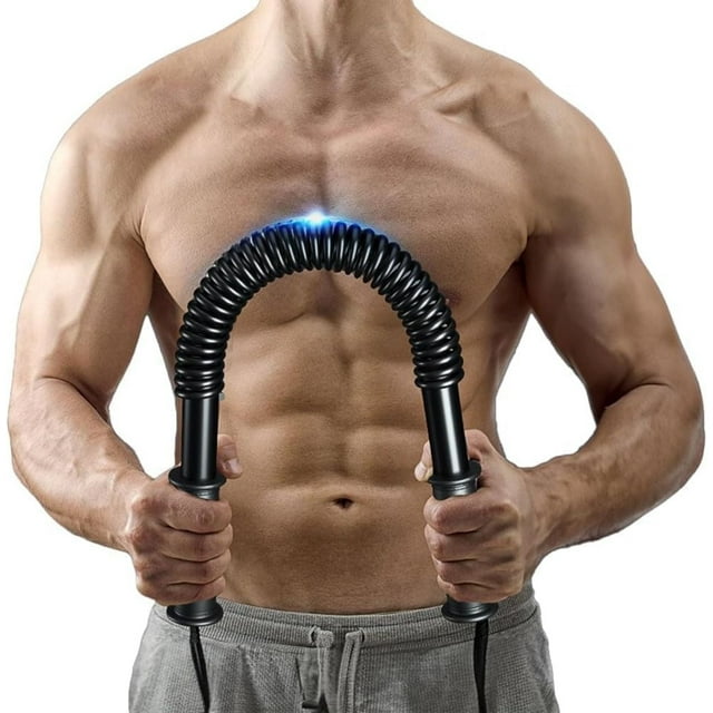 Heavy Duty Power Bar Twister Arm Muscle Strength Shoulder Chest Expander