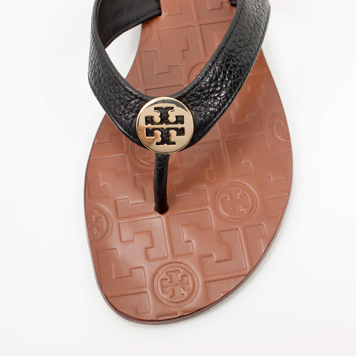 Tory Burch Thora Thong Sandals Black