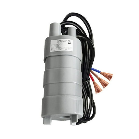 ROCKROK for DC 12V Submersible Water Pump 600L/H 5M High Flow Engineering Plastics Pump