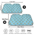 thumbnail image 3 of Haiem Sea Turtle Car Windshield Sun Shade - Blocks UV Rays Sun Visor Protector, Sunshade to Keep Your Vehicle Cool, Universal Fit SUV Van Sedan-Small, 3 of 7