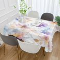 thumbnail image 2 of Yayeee Tablecloths 60" x 120" Rectangle Wrinkle Resistant Party Table Cover, Purple Flower Pattern, 2 of 8