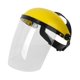 thumbnail image 2 of Equipo de protección del casco de soldadura, máscara de soldadura montada en la cabeza visible, profesional, escudo de cara para pulir otro trabajo Tapa amarilla transparente, 2 of 8