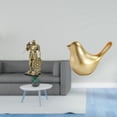 thumbnail image 2 of Figura de escritorio,Figura decorativa de caballero,escultura,artesanía,decoración de escritorio,Figura de pájaro,Figura de pájaro dorado,decoración para el hogar,estatua de, 2 of 8