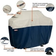 thumbnail image 4 of Classic Accessories Mainland Water-Resistant 64 Inch BBQ Grill Cover, 4 of 15
