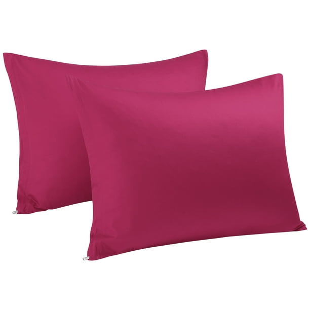 Fundas De Almohadas Con Cremallera Fundas De Algodón Egipcio
