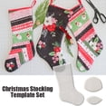 thumbnail image 3 of PVC Christmas Stocking DIY Template Set for Handmade Holiday Decor, 3 of 8