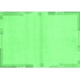 thumbnail image 1 of Ahgly Company Indoor Rectangle Solid Emerald Green Modern Area Rugs, 4' x 6', 1 of 4