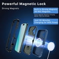 thumbnail image 3 of Funda Case MYBAT Maverick Mag clip para iPhone 16 - Azul con mica, 3 of 6