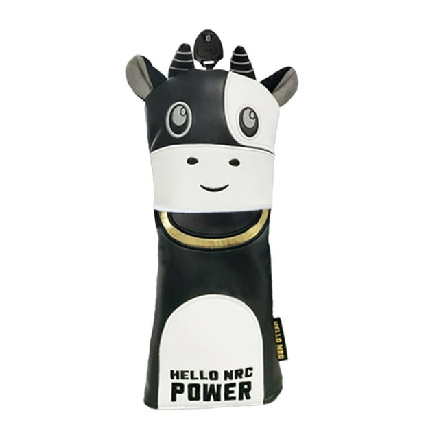 Housse de Tête de Conducteur Vache Fairway Hybride Housse de Tête de Club