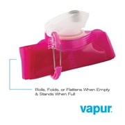 Vapur Anti-Bottle Collapsible Plastic Water Bottle 23 oz. Magenta (30050)