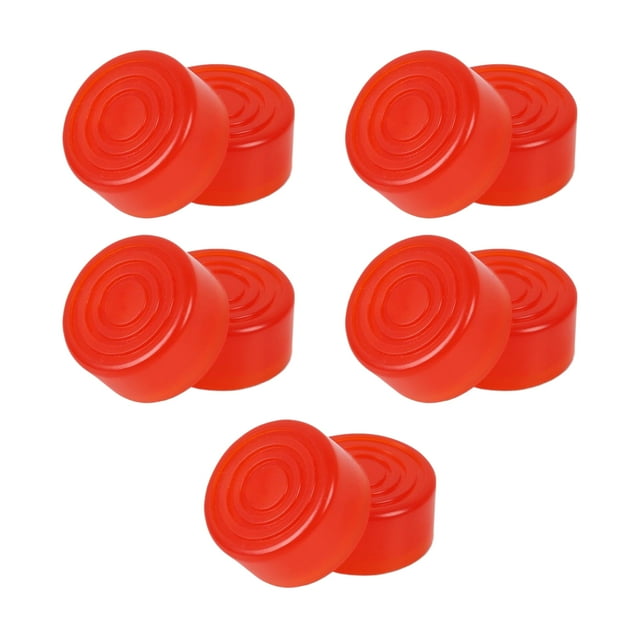 pitrice 10x Pédale d'Exécution pour Guitare Électrique Amplifier Accessoires de Guitare Rouge