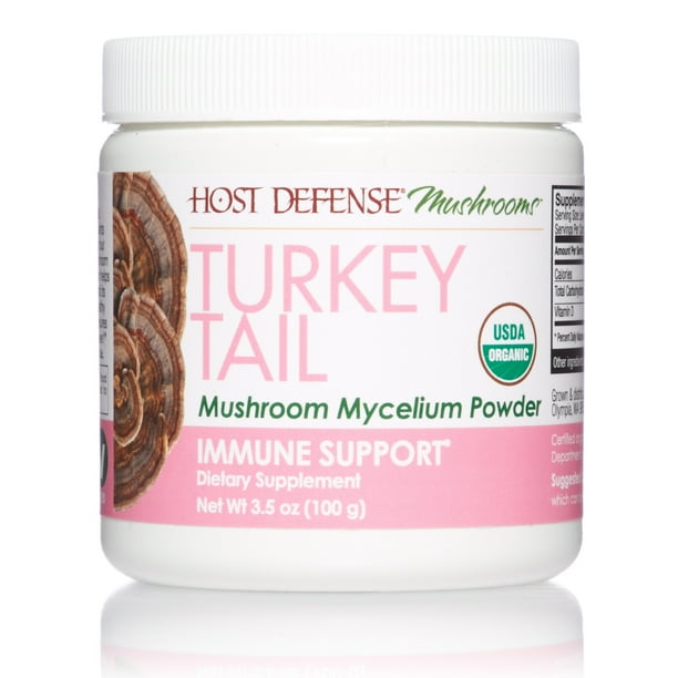 Host Defense, Turkey Tail Mushroom Powder, Supports Immune Health