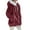 Red, variant on comerut Women Winter Coat Solid Color Warm Furry Plush Plus Size Lady Coat Winter Clothes