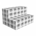thumbnail image 1 of Floral Foldable Mattress, Detailed Aster Flowers, 74.8" x 35.4", Charcoal Grey and White, by Ambesonne, 1 of 4