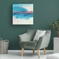 thumbnail image 2 of Canvas Wall Art - June Erica Vess 'Cyan Sunset II' Wall Art for Living Room, Bedroom, or Office Décor by Trademark Fine Art - 18 x 18 Inches, 2 of 4