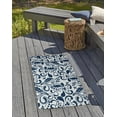 thumbnail image 3 of 24" 36" Simply Daisy Aurora French Country Chenille Area Rug, Blue, 3 of 4
