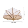 thumbnail image 5 of WEAVILUX Khaki Woven Storage Basket Set of 2 Multi-Purpose Organizer Bins for Home and Office, 5 of 7