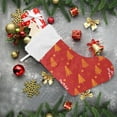 thumbnail image 4 of SKYSONIC Christmas Stocking Personalized Christmas Tree Large Candy Stocking Hanging Gift Xmas Stockings Decoration 1 PC for Family Holiday Party Ornaments Decor Fireplace, 4 of 7