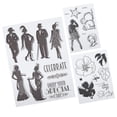 thumbnail image 2 of 3Pcs Transparent Stamp Rubber TPR Journal Album Decoration DIY HandMade Crafts Accessories, 2 of 14